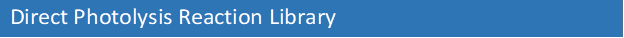 Direct Photolysis Reaction Library